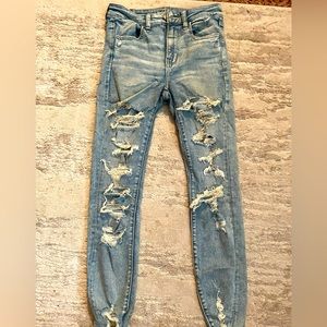 American eagle ripped jeans